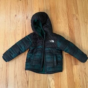 North Face Hooded Jacket with soft lining for kids